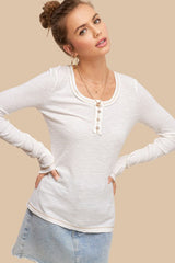 Shop Leah Casual Cute Ribbed Top | Shop Cute Clothes For Ladies, Tops, USA Boutique