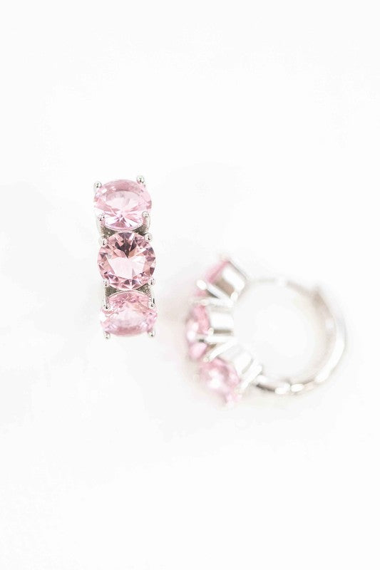 Shop Pick Pink Hoop Earrings | Shop Boutique Fashion Jewelry, Earrings, USA Boutique