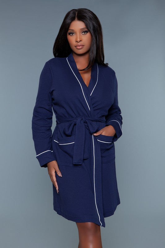 Plus Size 2258 Comfy Queen Waffle Robe