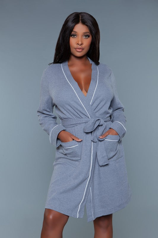 Plus Size 2258 Comfy Queen Waffle Robe