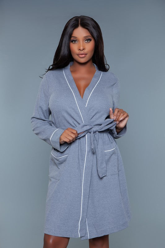 Plus Size 2258 Comfy Queen Waffle Robe