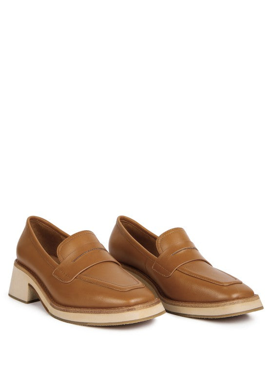 Moore Lead Lady Leather Loafers