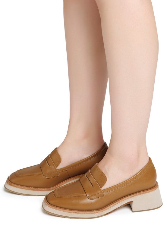 Moore Lead Lady Leather Loafers