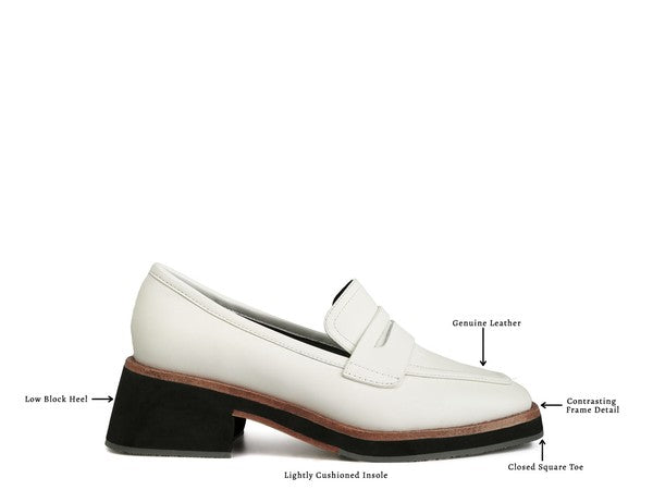 Moore Lead Lady Leather Loafers