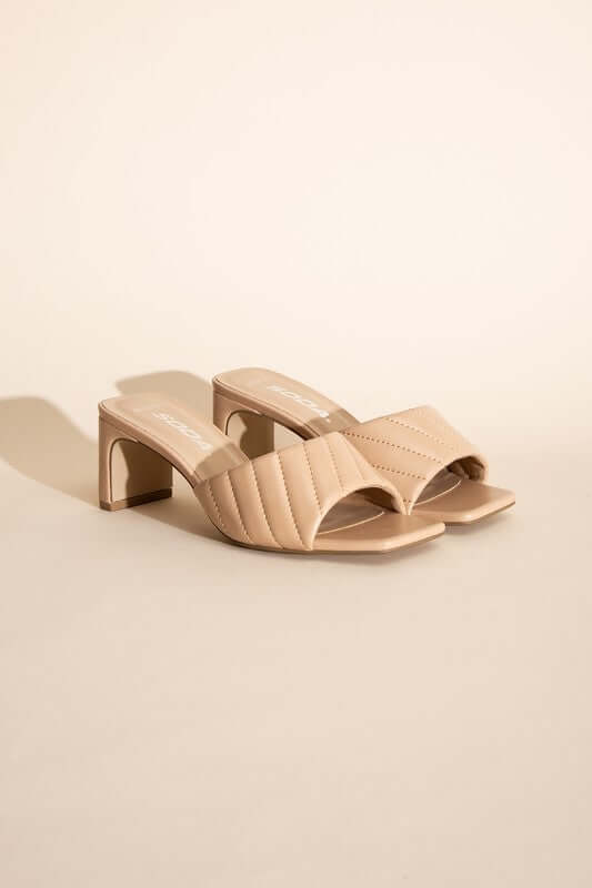 W-NINA Slide Mule Heels Sandals, Fortune Dynamic, $ 39.00