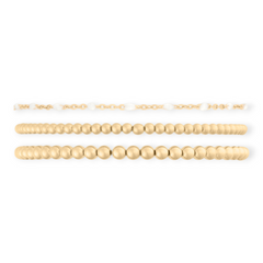 White Daisy Juno Triple Bracelet Stack | 14K Gold Filled, Bracelets, $ 143.00, A Moment Of Now™