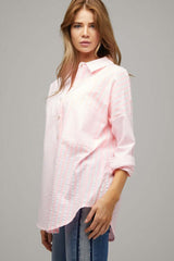 Stripe Button Down Long Sleeve Shirt, Davi & Dani, $ 55.00