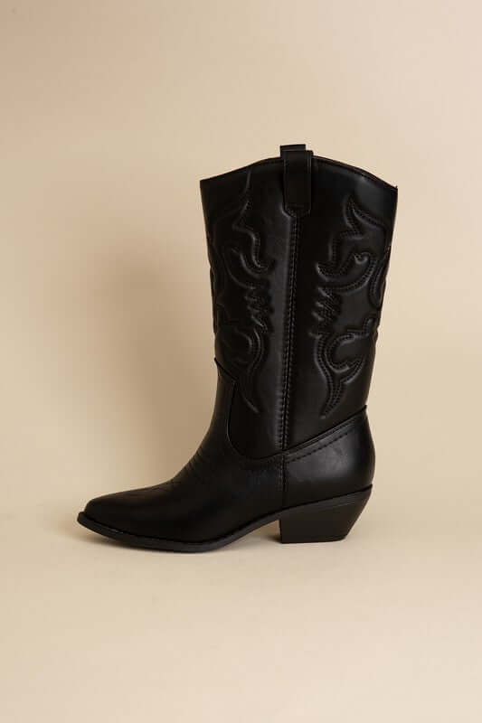 Rerun Western Cowgirl Embroidery Boots