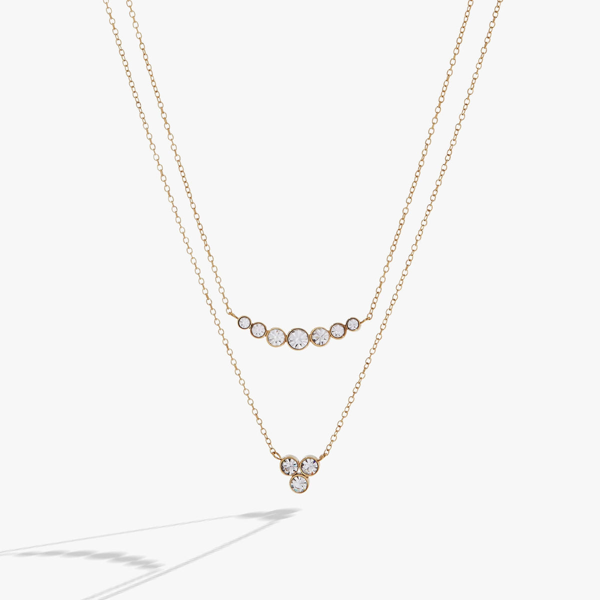 Double-Layer Crystal Necklace, Necklaces, $ 44.90, A Moment Of Now™