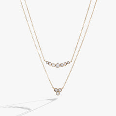 Double-Layer Crystal Necklace, Necklaces, $ 44.90, A Moment Of Now™