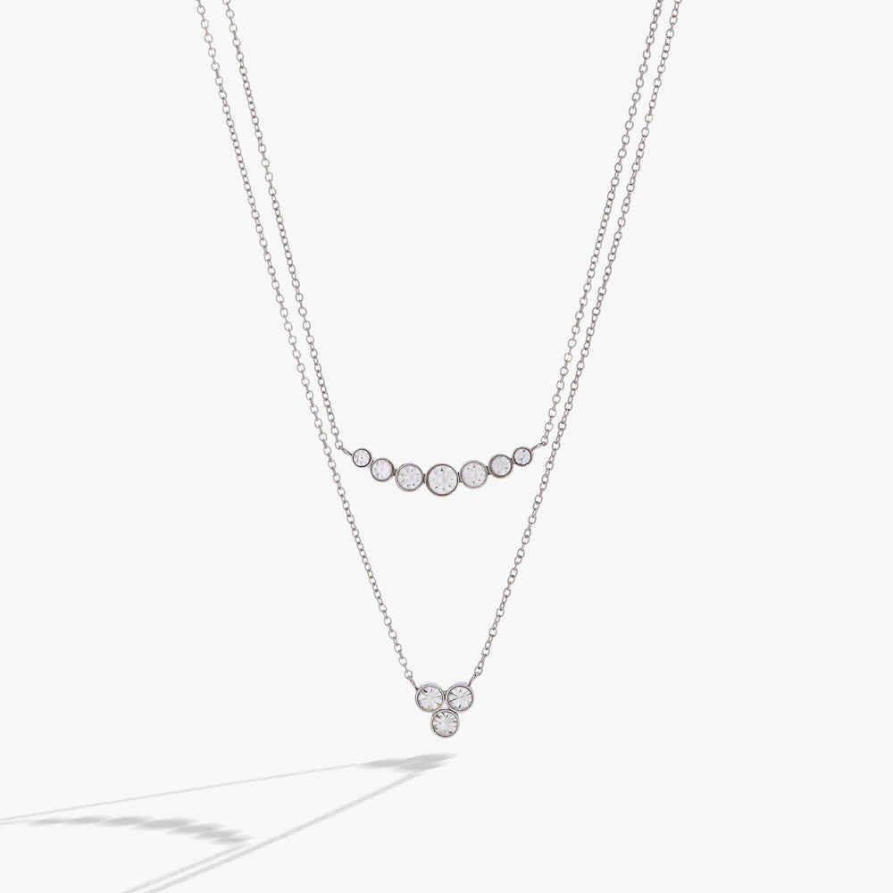 Double-Layer Crystal Necklace, Necklaces, $ 44.90, A Moment Of Now™