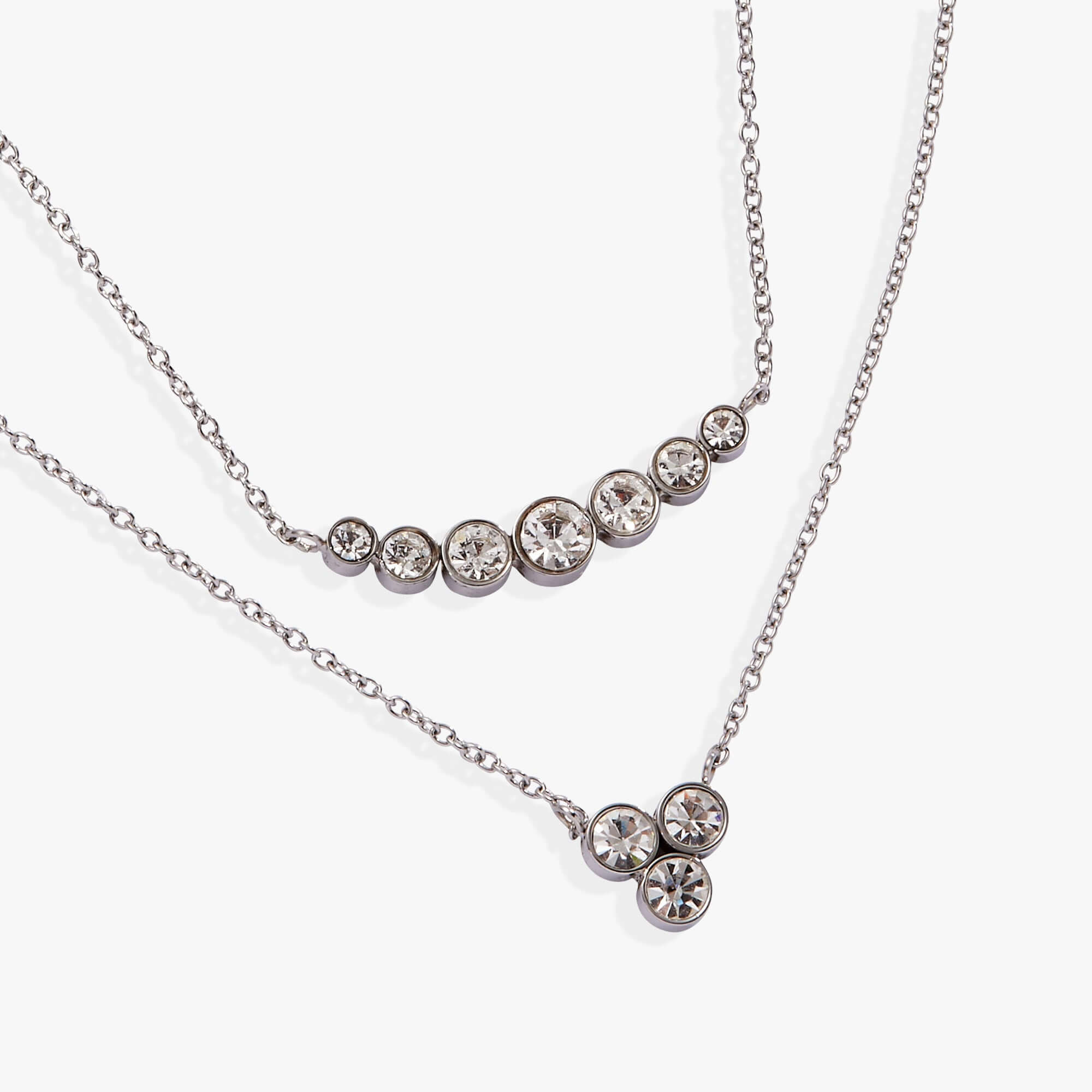 Double-Layer Crystal Necklace, Necklaces, $ 44.90, A Moment Of Now™