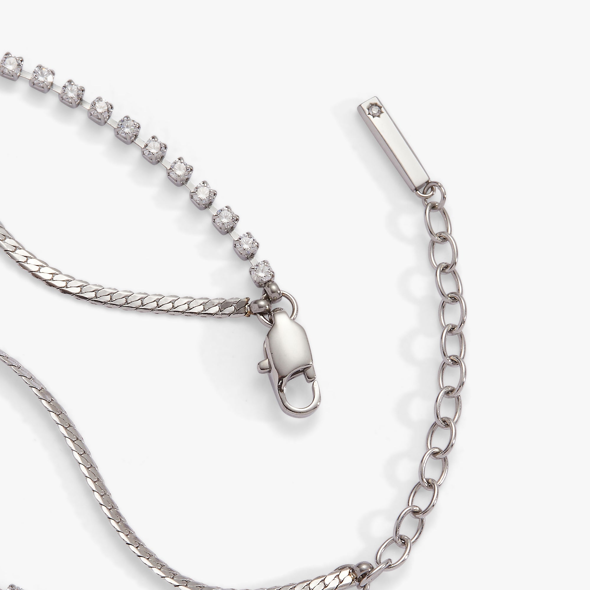 Double Strand Crystal Tennis Chain Bracelet, Bracelets, $ 38.00, A Moment Of Now™