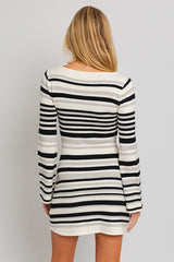 Shop Women's Striped Bell Sleeve Sweater Dress | Shop Boutique Clothing, Sweater Dresses, USA Boutique
