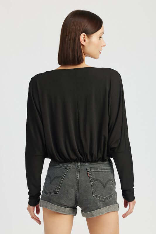 Dolman Twist Front Long Sleeve Top, Emory Park, $ 55.95