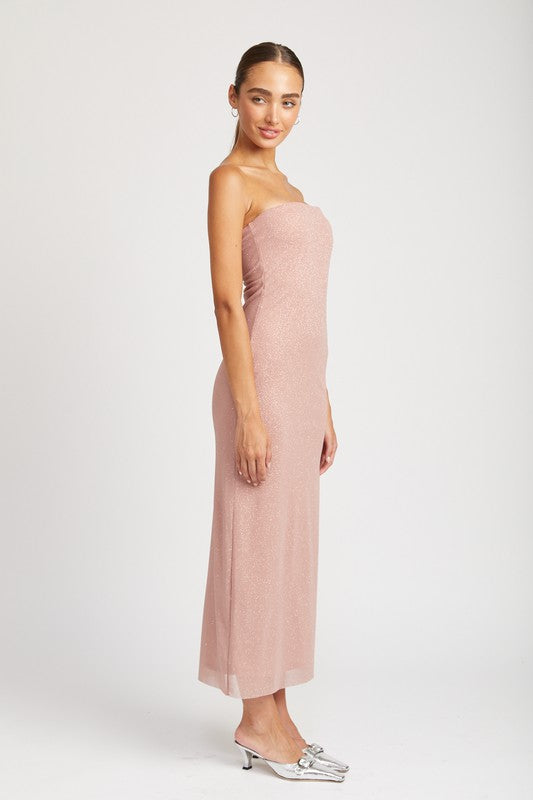 Shop Glitter Maxi Tube Party Dress | Women's Boutique Clothing Online, Dresses, USA Boutique