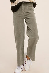 Candice Corduroy Raw Hemm Pants