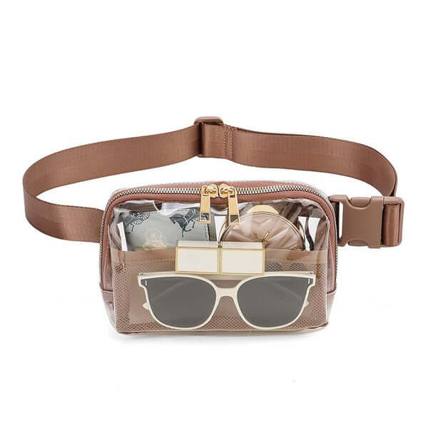 Juni Clear Stadium Belt Sling Bag - Stylish Convenience, Sling Bags, $ 56.95, A Moment Of Now™