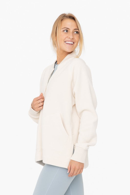 Shop Women's Microfleece Bomber Jacket with Pockets | Shop Activewear, Jackets, USA Boutique