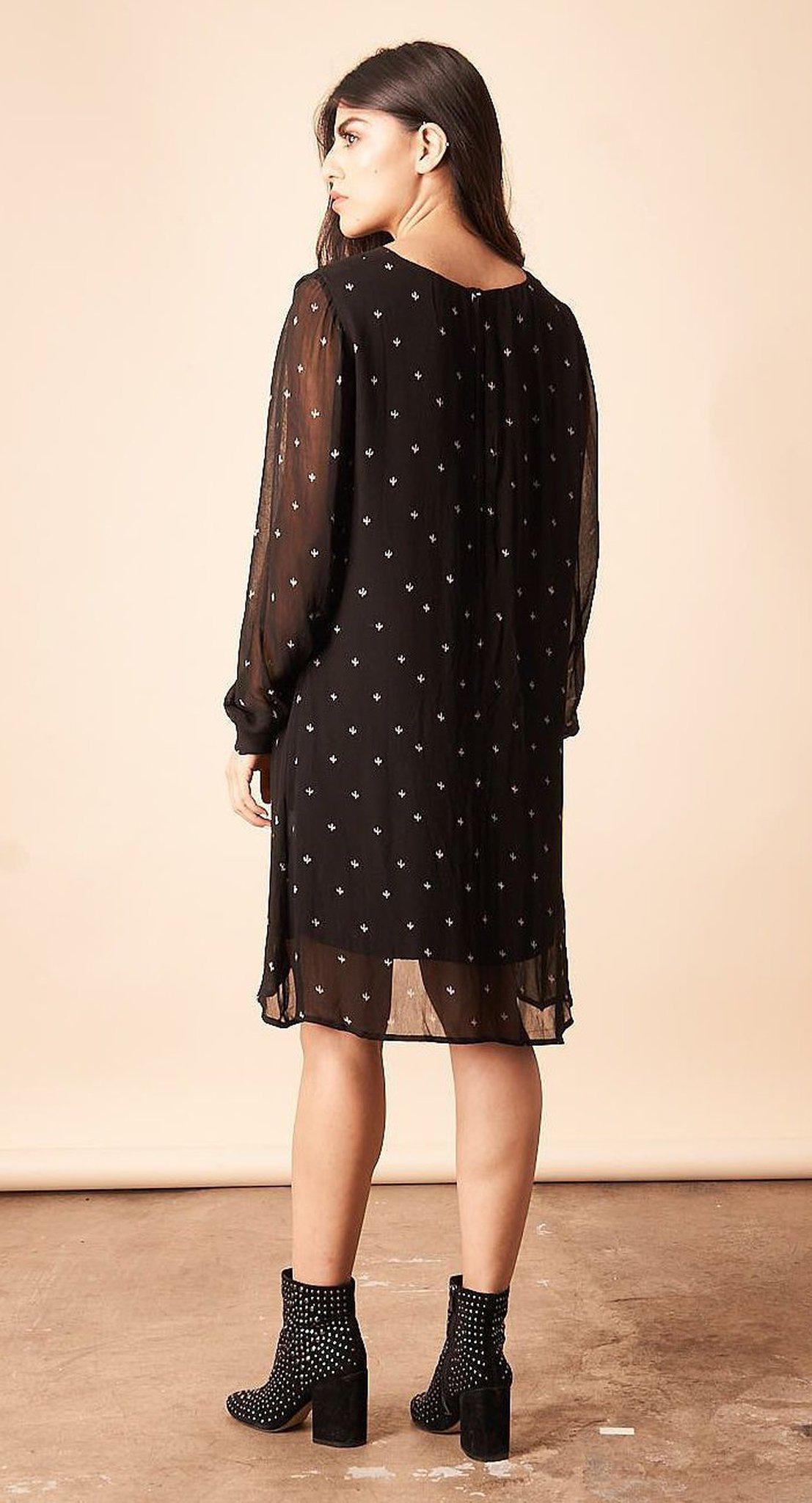Baby Cacti Shift Dress in Black + Cream | Boutique In USA, Dresses, $ 165.00, A Moment Of Now™
