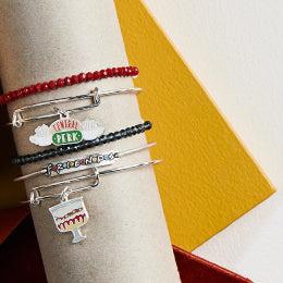 FRIENDS™ Holiday Armadillo Charm Bangle, Bracelets, $ 13.90, A Moment Of Now™