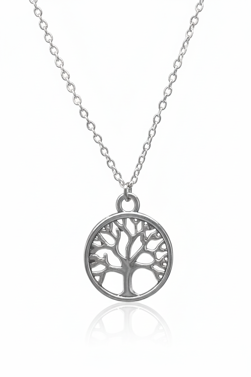 Silver Tree of Life Family Pendant Necklace , Necklaces, $ 14.99, A Moment Of Now™