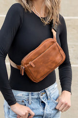 Shop Presly Vegan Leather Everywhere Sling Belt Bag , Belt Bags, USA Boutique