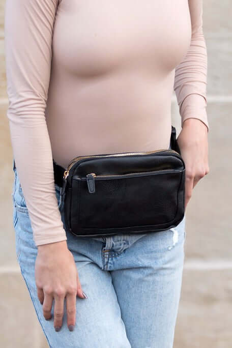 Presly Vegan Leather Everywhere Sling Belt Bag, Belt Bags, $ 61.95, A Moment Of Now™