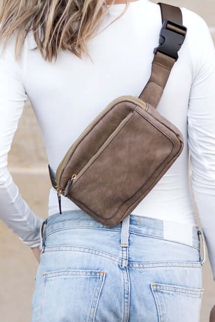 Presly Vegan Leather Everywhere Sling Belt Bag, Belt Bags, $ 61.95, A Moment Of Now™