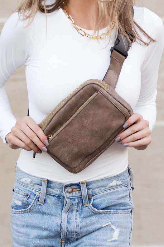 Presly Vegan Leather Everywhere Sling Belt Bag, Belt Bags, $ 61.95, A Moment Of Now™