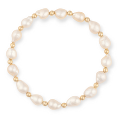 Baroque Pearl Bracelet | 14K Gold Filled & Baroque Pearls, Bracelets, $ 72.00, A Moment Of Now™