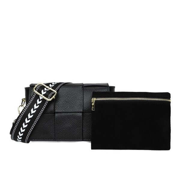 Margot Foldover Leather Crossbody Bag - Stylish & Versatile, Crossbody Bags, $ 55.00, A Moment Of Now™