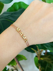 Shop Satin Thread Mama Bracelet | Shop Gifts For Mom, Bracelets, USA Boutique