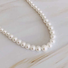 Queen Liz Graduated Pearl Necklace, Ellison and Young, $ 56.95