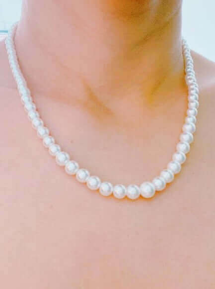 Queen Liz Graduated Pearl Necklace, Ellison and Young, $ 56.95