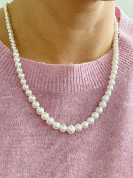 Queen Liz Graduated Pearl Necklace, Ellison and Young, $ 56.95