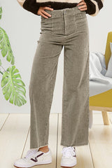 Candice Corduroy Raw Hemm Pants