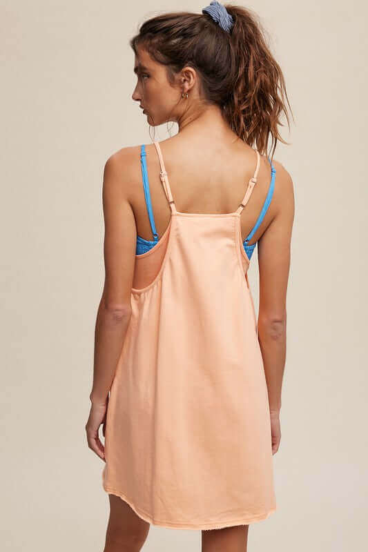 Sporty Mini Dress With Built in Romper Liner, Listicle, $ 45.00