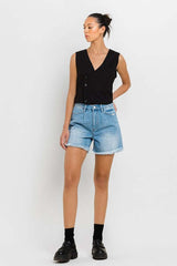 Super High Rise Pleats Shorts, VERVET by Flying Monkey, $ 55.00