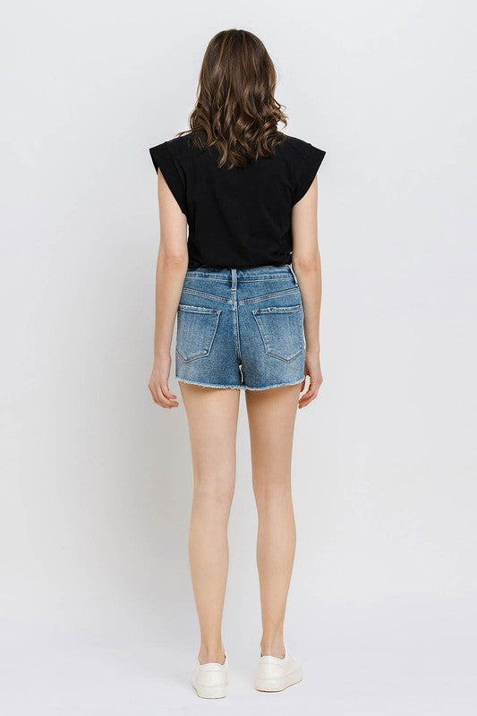 Shop Masterful Super High Rise Button Up Stretch Shorts | Women's Boutique , Shorts, USA Boutique