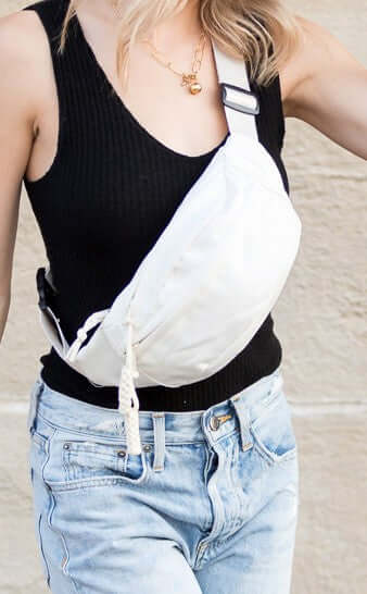 Marisa Nylon Crescent Sling Belt Bum Fanny Bag, Sling Bags, $ 52.95, A Moment Of Now™