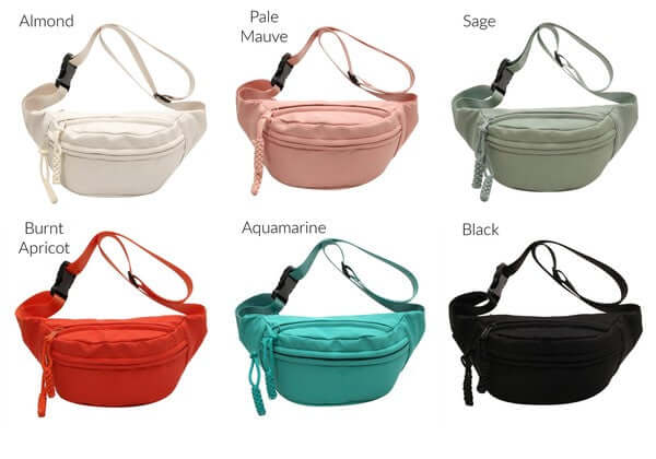 Marisa Nylon Crescent Sling Belt Bum Fanny Bag, Sling Bags, $ 52.95, A Moment Of Now™