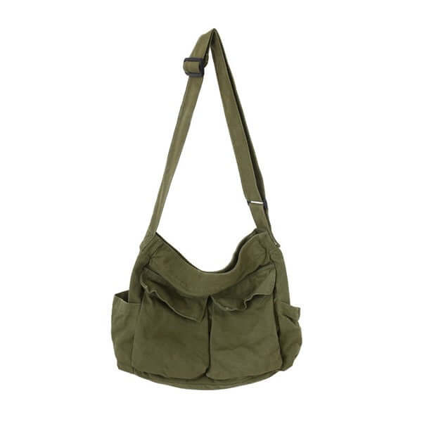 Nova Oversize Canvas Messenger Bag - Versatile & Spacious, Messenger Bags, $ 62.95, A Moment Of Now™