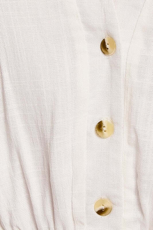 Chic White Collared Sleeveless Romper | Effortless Style, Rompers, $ 55.00, A Moment Of Now™