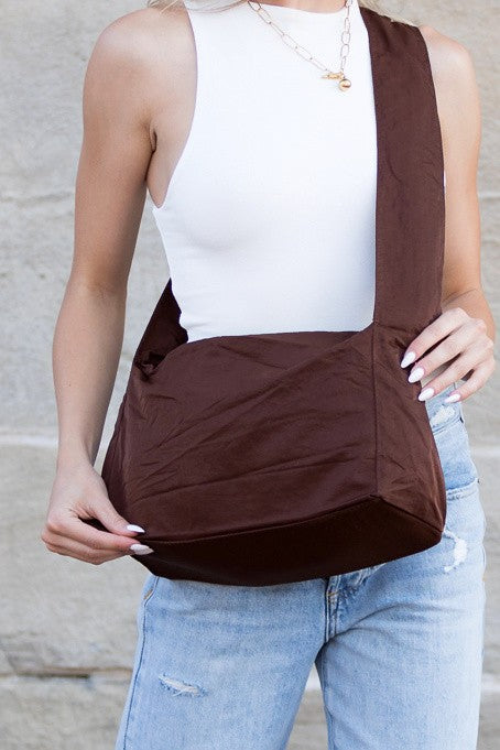 Reese Convertible Nylon Messenger Crossbody Bags