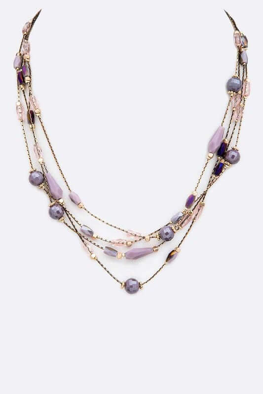 Starlit Crystal Layered Necklace - Shop Now, Necklaces, $ 30.95, A Moment Of Now™