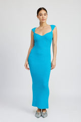 Shop Sweetheart Neckline Back Slit Bodycon Party Dress | USA Boutique Shop, Dresses, USA Boutique