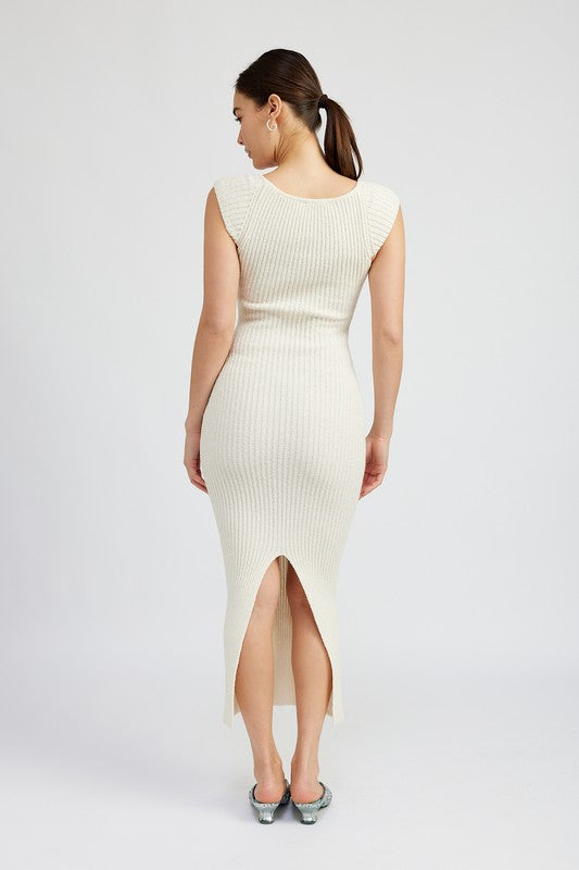 Shop Sweetheart Neckline Back Slit Bodycon Party Dress | USA Boutique Shop, Dresses, USA Boutique