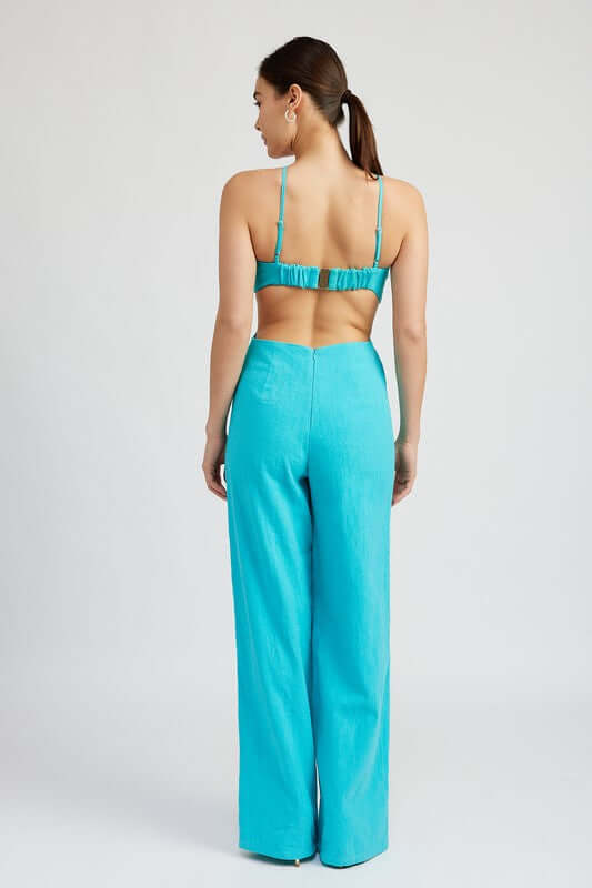 Stylish Double O Ring Cut Out Jumpsuit - Shop Now, Jumpsuits, $ 75.00, A Moment Of Now™