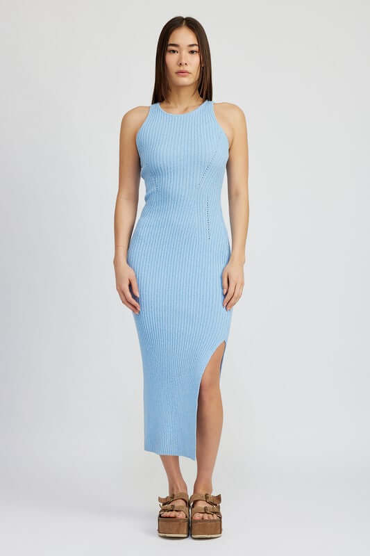 High Slit Tank Midi Dress - Bold & Chic Style, Dresses, $ 74.95, A Moment Of Now™